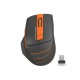 Mouse fara fir Wireless 2,4 GHz, portocaliu